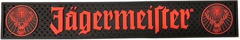 Jagermeister Black & Orange Logo Bar Mat in Saudi Arabia