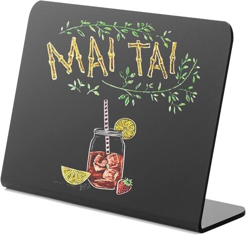 لافتات سبورة صغيرة من ONUPGO للطعام، 12 قطعة من لافتات السبورة على الطاولة، لافتات طاولة محفوظة مزدوجة الجوانب، لافتات سبورة صغيرة قابلة لإعادة الاستخدام للبوفيه - سهلة الكتابة والمسح in Kuwait