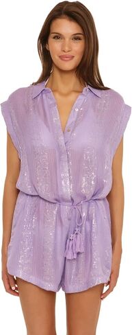 ISABELLA ROSE womens Villa Short Romper - Bathing Suit Cover Ups for WomenSwimwear Cover Up in Saudi Arabia