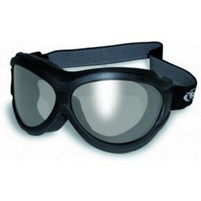 Hot Leathers Big Ben Smoke Goggles Motorcycle Biker Over Glasses Anti-Fog Lenses