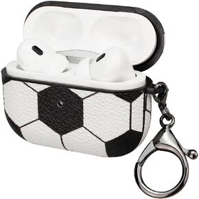 Case for AirPods pro 2, Full Protective Durable Soccer Case for Apple AirPods pro 2 Charging,Case Cover with Keychain
