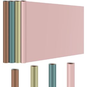 4 Rolls Bulletin Board Paper 48'' x 12' Fade Resistant Paper for Classroom Decor Bulletin Board Roll Paper Painting Watercolors Acrylic Paints Paper Roll for Wall Art Crafts (Vibrant Color)