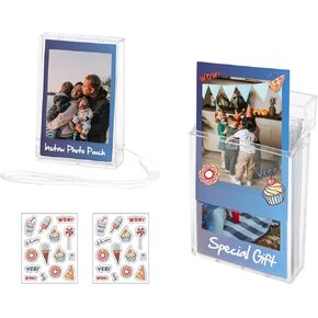 Mini 3 inch Film Picture Holder Case for Fujifilm Instax Mini 12/11/99/90/EVO Camera Film Accessories Photo Pouch Protection Case Can hold 50+ films