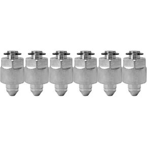 6PCS 18mm Fuel Injector Block-Off Tool Cap Compatible with 2006-2011 Chevrolet/GMC Duramax 6.6L and 2007-2018 Dodge Cummins 6.7L