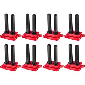 BDFHYK Ignition Coils Pack Compatible with Chrysler Aspen 300 Jeep Commander Grand Cherokee Dodge Challenger Charger Durango Magnum Ram 1500 2500 3500 V8 5.7L 6.1L 6.2L 6.4L Coil for UF504 Set of 8