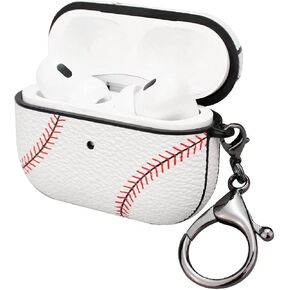 Case for AirPods pro 2, Full Protective Durable Soccer Case for Apple AirPods pro 2 Charging,Case Cover with Keychain