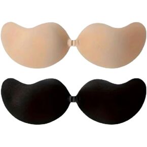 Adhesive Bra Strapless Sticky Invisible Push up Suitable for Backless Dress