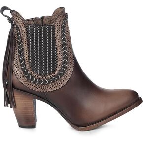 Cuadra Brown ankle bootie for women 3F0KRS