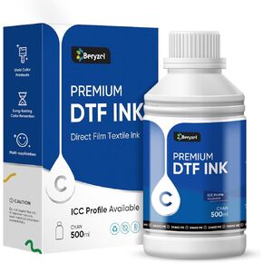 Premium DTF White Ink 1000ML DTF Transfer Ink Conversion Kit, Refill DTF Ink for Epson ET-8550, L1800, L800, R2400, P400, P800, XP15000, DTF Transfer Ink for PET Film