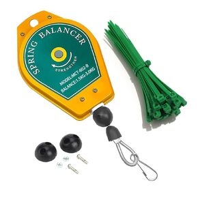 Retractable Spring Balancer Retractable for Assembly Line, Hanging, Rolling Parts. (1, 3.3lbs - 6.6lbs)