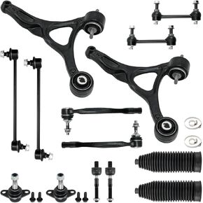 PHILTOP Front Lower Control Arms Fit XC90 2003-2014, Control Arms w/Ball Joints K640447 K640446 K500153 K80501 K80425 ES800858 ES800857 EV800283