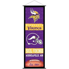 Minnesota Vikings Banner and Scroll Sign