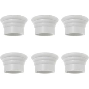 Curtain Rod End Decorative Cap Curtain Finial Curtain Rail End Cap 1.1 inch Diameter Romanesque Curtain Rod End Plug 6pcs