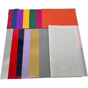 Sport Heat Transfer Vinyl Assortment #1 (42 pcs) - HTV That Moves for DIY Projects and Custom Sports Apparel - Easy to Weed and Durable Iron-On Vinyl Sheets with Bonus Teflon Sheet