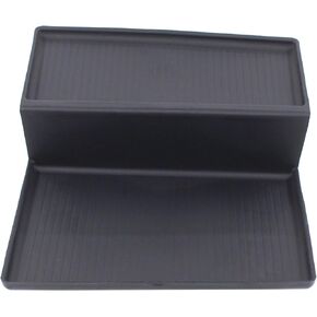 MOTOKU Front Center Console Mat Rubber Black for Ram 1500 2500 3500 4500 5500