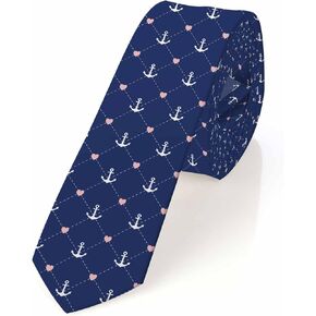 Yakuna White Floral Mens Tie Botanical Romantic Printed Floral Men's Necktie Ties for Mens Daily Wedding Party Business