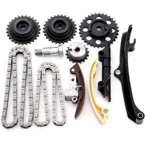 OCPTY Timing Chain Kit fit 1999-2000 for Volkswagen EuroVan 2.8L1999-2002 for Volkswagen Golf 2.8L 1999-2002 for Volkswagen Jetta 2.8L 1999-2000 for VW EuroVan 2.8L 1999-2002 for VW Golf Jetta 2.8L