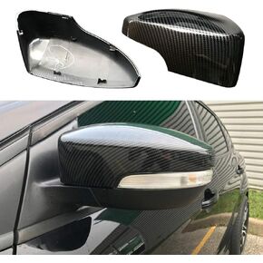 2pc Carbon Fiber Color Replacement Replace Type Rearview Mirrors Cover Fit for Ford Focus RS ST MK3 2012-2018