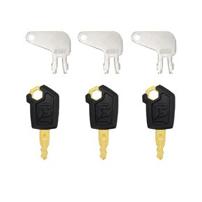 5P8500 5P-8500 Cat Keys and 8398 Cat Master Disconnect Keys Fit for Caterpillar Heavy Equipmen (3+3/Pack)