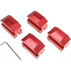 4pcs Jack Lift Pad Billet Anodized Aluminum Floor Jack Bolt on Jack Points for 6th Generation Chevrolet Camaro 2016 2017 2018 Except Convertible