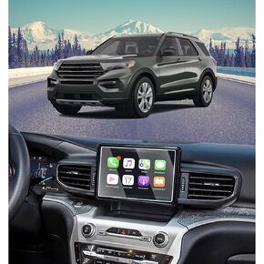 for 2020 2021 2022 2023 Ford Explorer Base/XLT/ST-Line/Limited/Timberline/Hybrid Limited Sync3 8 Inch Tempered Glass Screen Protector 9H Hardness Anti-Glare Accessories LCD Touchscreen