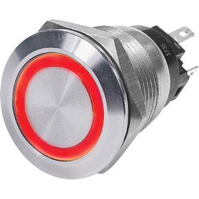 Blue Sea Systems 4163 Switch Button Off-ON RED, 10 Amp