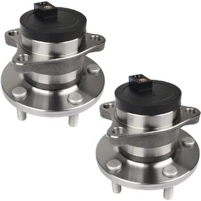Autoround 512452 Pair Rear Wheel Bearing and Hub Assembly Compatible with 2007-2016 Mazda CX-9 FWD 5 Lugs w/ABS