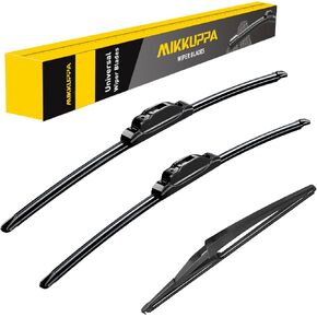 MIKKUPPA 26+"17+"12" Windshield Wiper Blades Replacement for 2013-2021 Nissan Pathfinder, Front Wiper Blades Rear Wiper Blades, Durable Stable Quiet All Season Wiper Blades Set (Pack of 3)