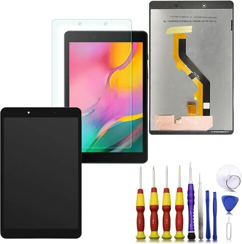 AQNEUKZ شاشة LCD كاملة تعمل باللمس محول الأرقام الجمعية استبدال أجزاء سامسونج جالاكسي تاب A 8.0 2019 SM-T290 T290 شاشة LCD in Kuwait