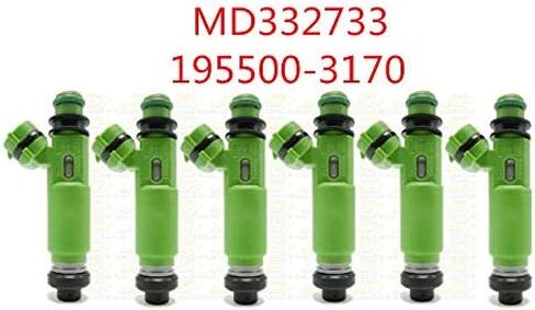 Fuel injector 195500-3170 Fits 1998-2003 For MITSUBISHI MONTERO Sport 3.0L V6 (6) in Saudi Arabia