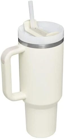 Stanley Quencher H2.0 FlowState Tumbler 40oz (Cream) in Saudi Arabia