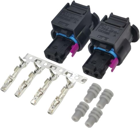 4H0973702A 2 Pin 1.2mm Sealed Connector Kit for Replaces VW Fuel Pump Harness Connector T5 7E0 963 4H0 973 702A (2PCS) in Saudi Arabia