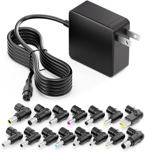 Belker 90W Universal Laptop Charger Power Adapter Cord Supply Replacement for Dell Hp Acer Asus Lenovo Thinkpad Toshiba Samsung Sony Fujitsu Notebook Ultrabook Chromebook in Saudi Arabia