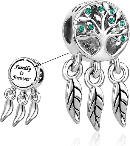 Family is Forever Charm Tree of Life Home Bead Compatible With Pandora Charms Bracelets in Saudi Arabia