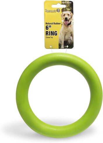 لعبة المضغ الدائرية المصنوعة من المطاط الطبيعي من شركة Roscoe's Pet Products. آمنة وغير سامة. in Kuwait