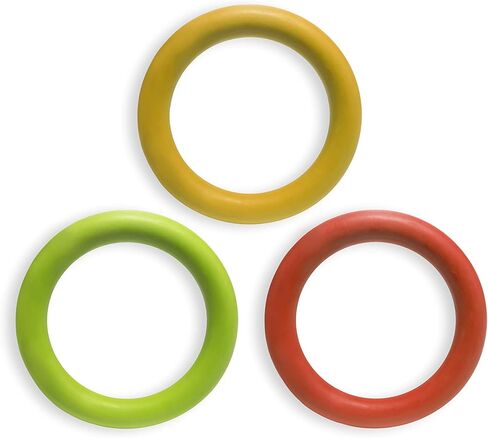 لعبة المضغ الدائرية المصنوعة من المطاط الطبيعي من شركة Roscoe's Pet Products. آمنة وغير سامة. in Kuwait