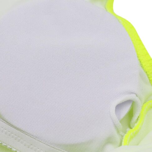 JUMISEE Women's Neon Ribbed High Cut One Piece Swimsuit Sexy Scoop Neck Low Back Padded Bathing Suit in Saudi Arabia