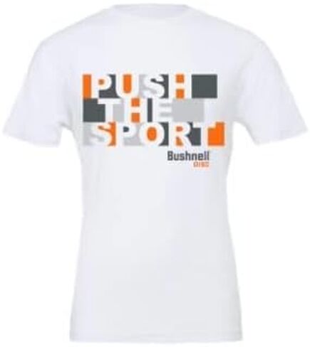 تي شيرت بوشنل ديسك جولف جرافيك، Push The Sport، أبيض in Saudi Arabia