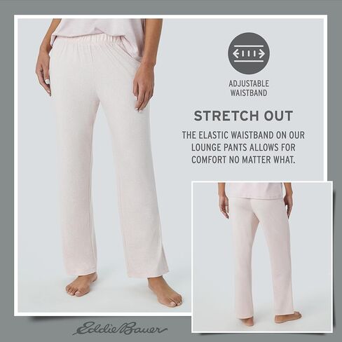 Eddie Bauer Women’s Pajama Set – 3 Piece Sleepwear Set - Bathrobe, T-Shirt, and Lounge Pants Set for Women (S-XXL) in Kuwait
