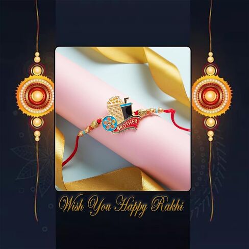 Embrace the Bond of Love: Exquisite Rakhi Collection for Cherished Siblings - Celebrate the Joyous Raksha Bandhan Tradition with Our Handcrafted Rakhi Designs | Rakhi for Brother and Bhabhi | Raksha in Saudi Arabia