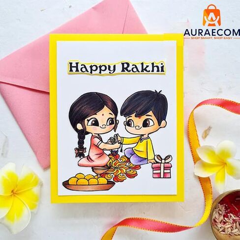 Embrace the Bond of Love: Exquisite Rakhi Collection for Cherished Siblings - Celebrate the Joyous Raksha Bandhan Tradition with Our Handcrafted Rakhi Designs | Rakhi for Brother and Bhabhi | Raksha in Saudi Arabia