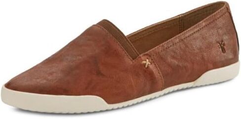 Frye Melanie Slip On Shoes for Women Crafted from Premium Leather with Rubber Toe Bumpers and Soles, Leather Lining, and Removable Footbeds – 1 ¼" Outsole in Saudi Arabia