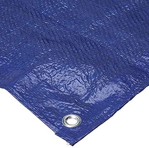Bazic 4'x6' Tarp - Multipurpose Cover or Great Tent For Gardening Camping Traveling Weather-Resistant Small Size Tarpaulin (2-Pack) in Saudi Arabia