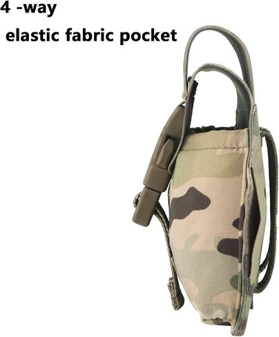 2 in 1 Blow Out Medical Pouch & Tourniquet Holder: IFAK | Trauma | Fisrt Aid Kit Pouch(Empty) | Stretchy Trauma Shears Holster Molle & Blet Loop for Tacical Vest Heavy Duty Belt in Saudi Arabia