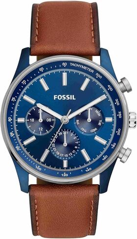Fossil Sullivan Multifunction Brown Leather Watch BQ2512 in Saudi Arabia