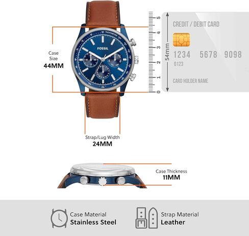 Fossil Sullivan Multifunction Brown Leather Watch BQ2512 in Saudi Arabia