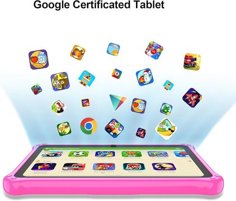 PRITOM Lanyard Kids Tablet 7 inch, 32GB Toddler Tablet Android 13 with WiFi, Dual Camera, Education, Games, Kids Software Pre-Installed, Parental Control, Blue in Kuwait