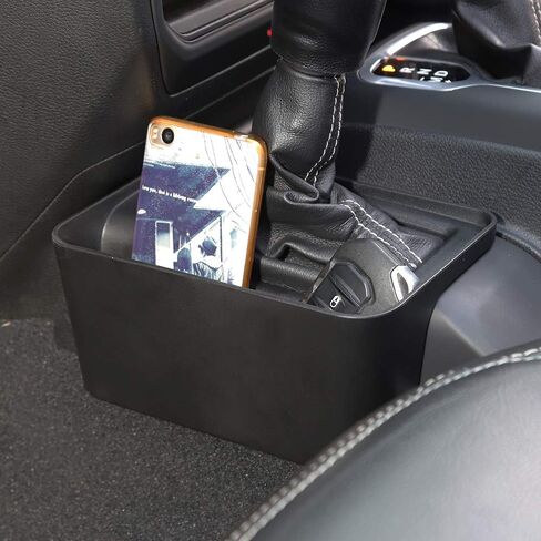 Savadicar JL GearTray Gear Shift Console Side Storage Box Auto Transmission Shifter Side Organizer Tray for 2018-2022 Jeep Wrangler JL JLU & Jeep Gladiator JT، الملحقات الداخلية، أسود in Saudi Arabia