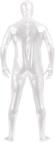 Men's and Women's Shiny Metallic Stretchy Spandex Full Bodysuit Cosplay Zentai Costume in Saudi Arabia