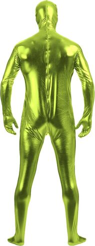 Men's and Women's Shiny Metallic Stretchy Spandex Full Bodysuit Cosplay Zentai Costume in Saudi Arabia